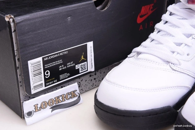 DA1911-102 Retro (2020) 5 Fire Silver Red Air Jordan Tongue 1009
